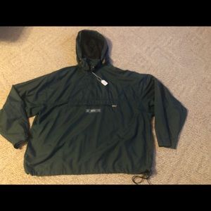 American Eagle Nylon Pullover Jacket Mens XL Green